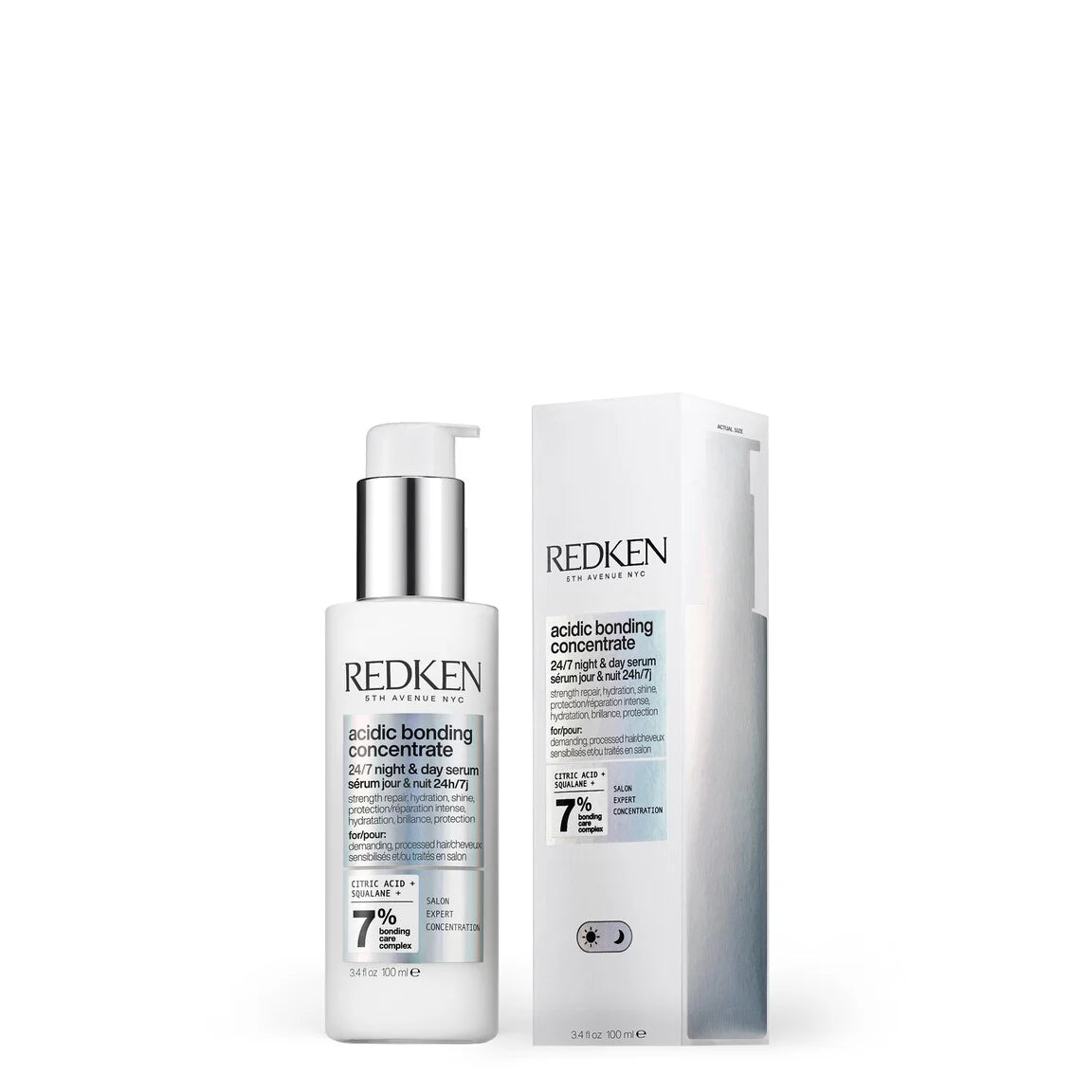 Acidic Bonding Concentrate 24/7 Night & Day Serum - 100 ml / 3.4 fl oz
